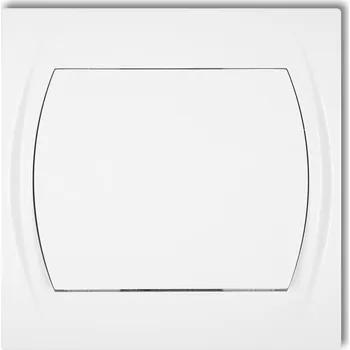 vypínač KARLIK jednoduchý vypínač bílý podsvícený