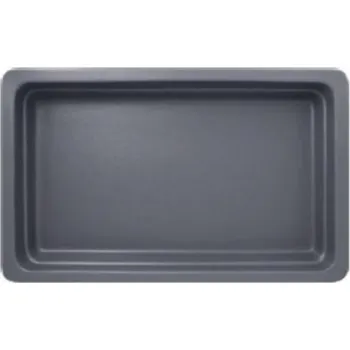 Plech na pečení Gastronádoba porcelánová GN 1/1 šedá mat, hloubka 22 mm
