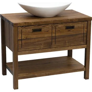 Koupelnový nábytek Naturel Country 90zbumpa 90 x 72,5 x 51 cm palisandr 