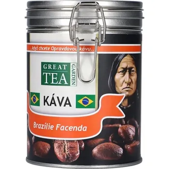 Káva Great Tea Garden Káva Brazílie Facenda Lagoa v dóze Varianta: mletá 200g