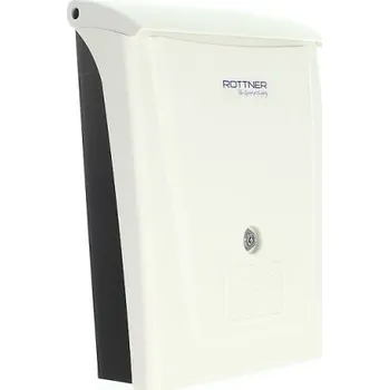 Poštovní schránka Rottner Security Plastová poštovní schránka POSTA černá/bílá