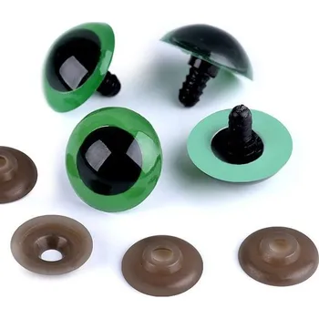 Bezpečnostní oči 26mm, zelené (1pár)