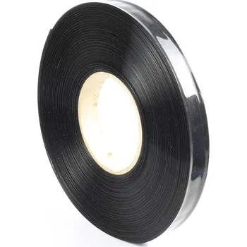 Stavební fólie Černá smršťovací PVC fólie 2:1 šíře 17mm, průměr 10,5mm