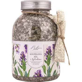 Koupelová sůl Koupel. sůl s bylinkami - Povrzbuzující se šalvějí 1200g