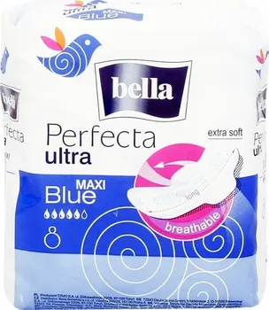 Hygienické vložky Bella Perfecta Maxi Blue s křidélky 8 ks