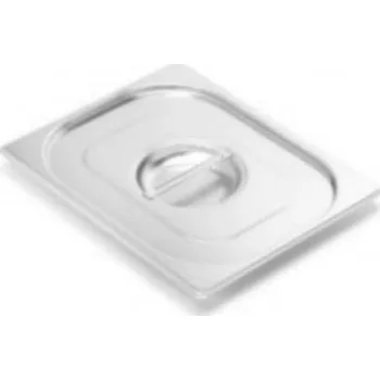 Plech na pečení Víko nerezové GN 1/2 na GN plné s úchyty s výřezem na naběračku M-12001 UL Sleva 38Kč