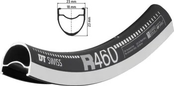 Ráfek na kolo DT Swiss R 460 28" černý