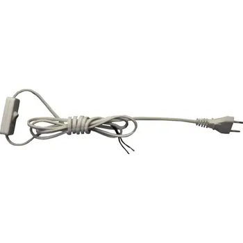 Napájecí kabel Propojovací kabel plochý s vypínačem 2m 2x0,50