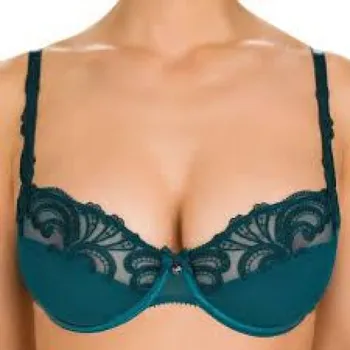 Podprsenka Podprsenka s kosticí Sparkle 825864 - Felina smaragd 75C