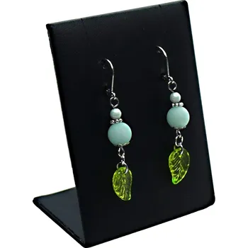 Náušnice Mijabijoux Náušnice z amazonitu MB00101