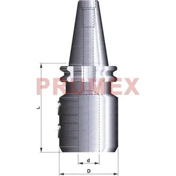 Příslušenství k frézce Držák pro upínání fréz s válcovou stopkou s ploškou DIN 1835-B, 247205, 50x20-63