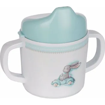 Dětský šálek s víčkem - Závodník - Modrá