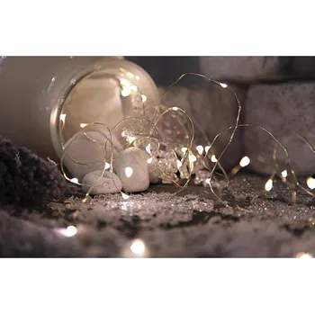 Vánoční osvětlení Star Trading 726-83 světelná větvička Dew Drop 46 LED denní bílá