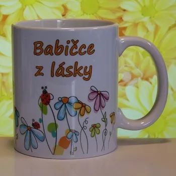 Hrnek keramický s potiskem Babičce z lásky