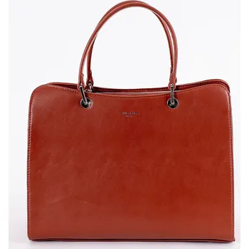 Dámská tříoddílová kabelka do ruky David Jones CM5815 na formát A4 hnědá | KabelkyproVas.cz