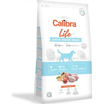 Krmivo pro psa Calibra Dog Life Junior Medium Chicken