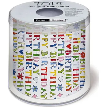 Žertovný předmět Toaletní papír Happy Birthday