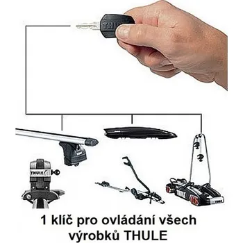 Příslušenství ke střešnímu nosiči Zámek na přání k držáku lyží Thule
