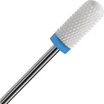 Bruska na nehty Keramická fréza - válec zaoblený střední (modrý)