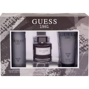 Pánský parfém Guess 1981 for Men EDT, 100 ml + sprchový gel 200 ml + deodorant 226 ml