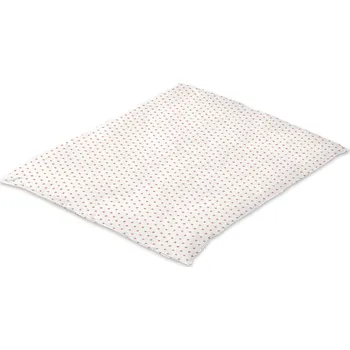 Dětská deka Eva Kiedroňová povlečení Smetanová s nachovými puníky 90x130 cm