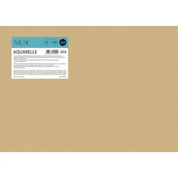 Výtvarný papír Skicák, náčrtník Shkolyaryk Muse, akvarelový, A3+, 300g, 20 listů