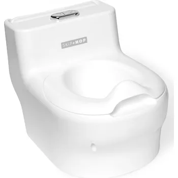 Nočník Skip Hop Nočník edukační se zvukem splachování bílý