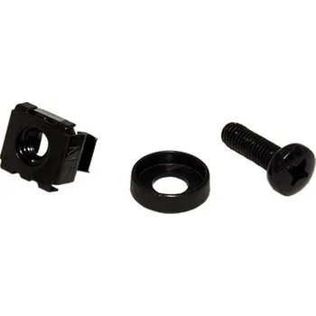 Serverovna ROLINE Šroub M5 + podložka + matice pro rozvaděče, černé, 100ks - 26.50.5006