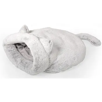 Pelíšek pro kočku Tommi Grace in Grey 52 x 52 x 50 cm stříbrošedý