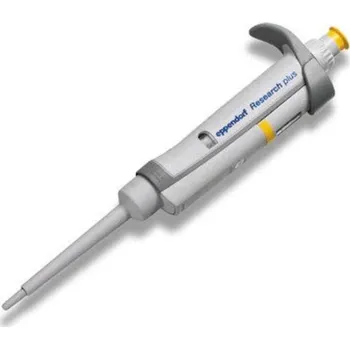 Pipeta Laboratorní pipeta Eppendorf Research Plus nastavitelná 2 - 20 µl (žlutá - špičky 200 µl) s možností akreditované kalibrace