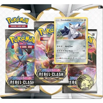 Sběratelská karetní hra ADC Blackfire Pokémon TCG: SWSH02 Rebel Clash 3 Blister Booster