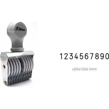 Razítko Číslovací razítko Shiny N-510 Office Line, 10 číslic s výškou 3 mm