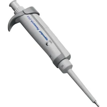 Laboratorní pipeta Eppendorf Research Plus nastavitelná 2 - 20 µl (šedá - špičky 20 µl) s možností akreditované kalibrace