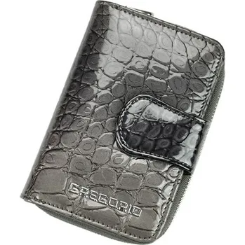 Peněženka Luxusní dámská kožená peněženka Elegant croco grey, šedá