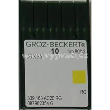 jehla DBxK5 80 RG - standardní vyšívání, balení 10ks Jednotka: balení 10ks
