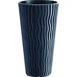 PROSPERPLAST Květináč SANDY SLIM + vklad antracit 39 cm