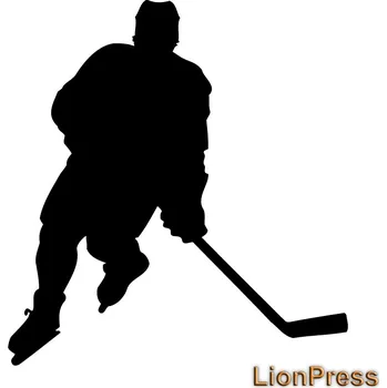 samolepka samolepka hokejista (silueta hokejista)