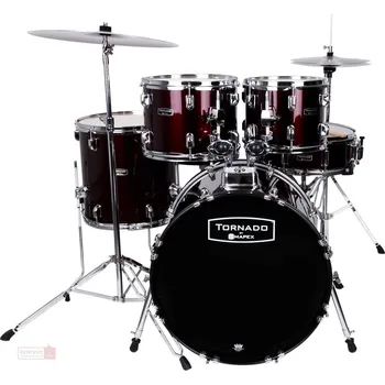 Bicí sada Mapex TND5044TC Tornado Burgundy