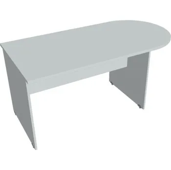 Kancelářský vozík HOBIS přídavný stůl jednací oblouk - GP 1600 1, šedá + doprava zdarma