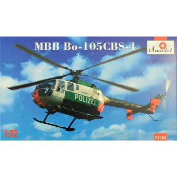 Plastikový model A model 1/72 MBB Bo-105 CBS-4 (Polizei)
