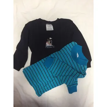 Chlapecké tričko Tričko dlouhý rukáv 92/86, Barva Tmavě modrá 98 vel., Střih s nápletem , Rukáv dlouhý rukáv