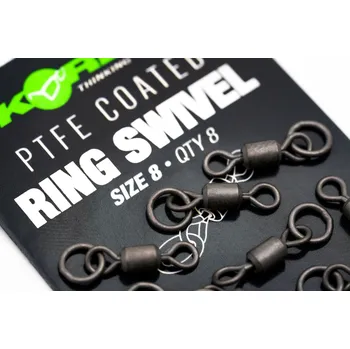 Korda Obratlík PTFE Ring Swivel Velikost 8/8ks