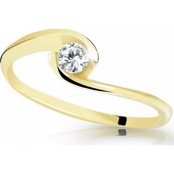 Prsten Cutie Jewellery Zlatý prstýnek se zirkonem Z6134Y Velikost: 57