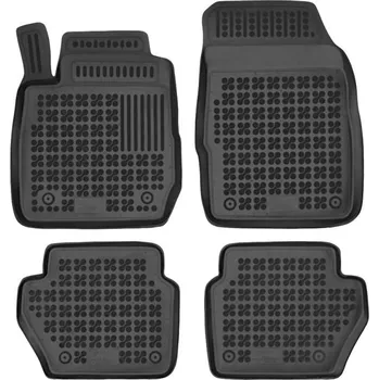 autokoberec Gumové koberce Ford Fiesta 2008-2017 - 28 mm okraj černá - 200602