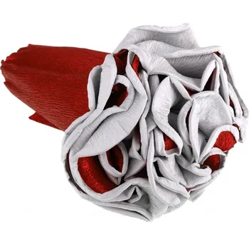 Krepový papír Krepový kornout 25cm x 2,5m 803-ČERVENÁ