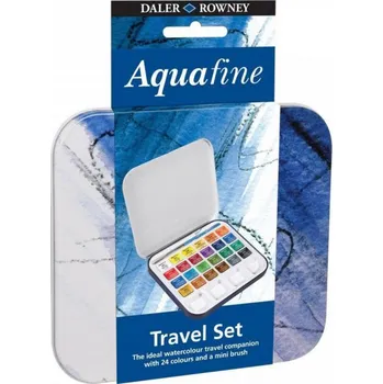 Vodová barva Daler Rowney Aquafine Travel Set 24 ks