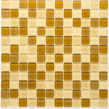 Obklad Skleněná mozaika béžová 23x23mm