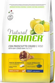 Krmivo pro psa Natural Trainer Adult Small/Toy Prosciutto/Rice