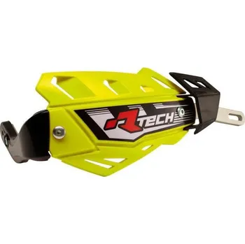 RACETECH kryty rukojetí FLX MOTARD/RALLY ALU, barva žlutá NEON (bez uchycení) - nutné KITMOUNT003 nebo KITMOUNT005