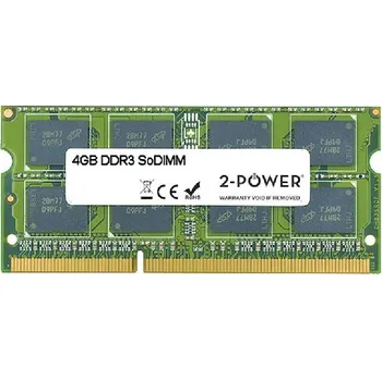 Počítač 2-Power 4GB MultiSpeed 1066/1333/1600 MHz DDR3 SoDIMM 2Rx8 (1.5V / 1.35V) (DOŽIVOTNÍ ZÁRUKA) MEM0802A